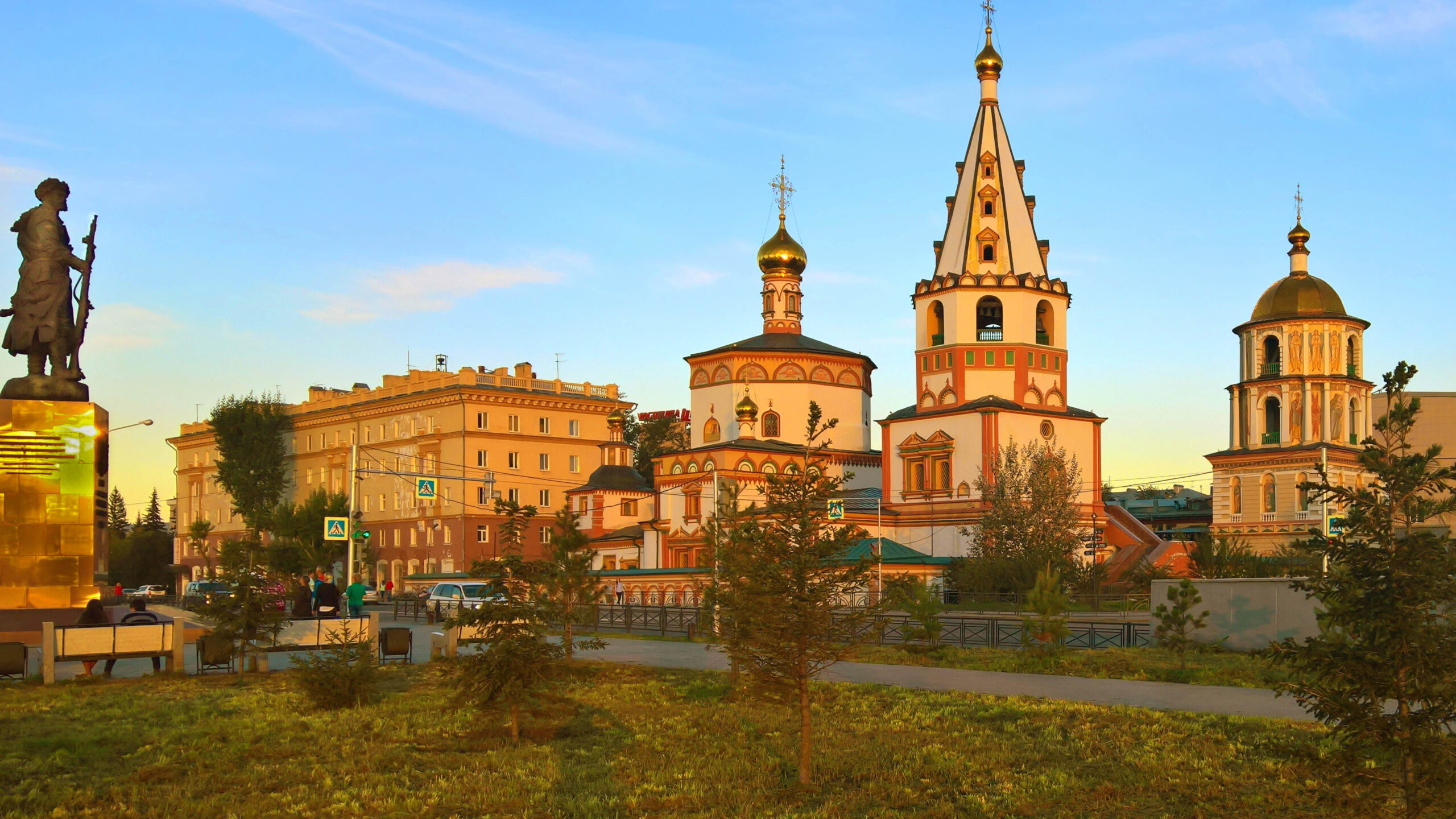 Irkutsk - Am Platz der Drei Kirchen, Dreikönigskathedrale