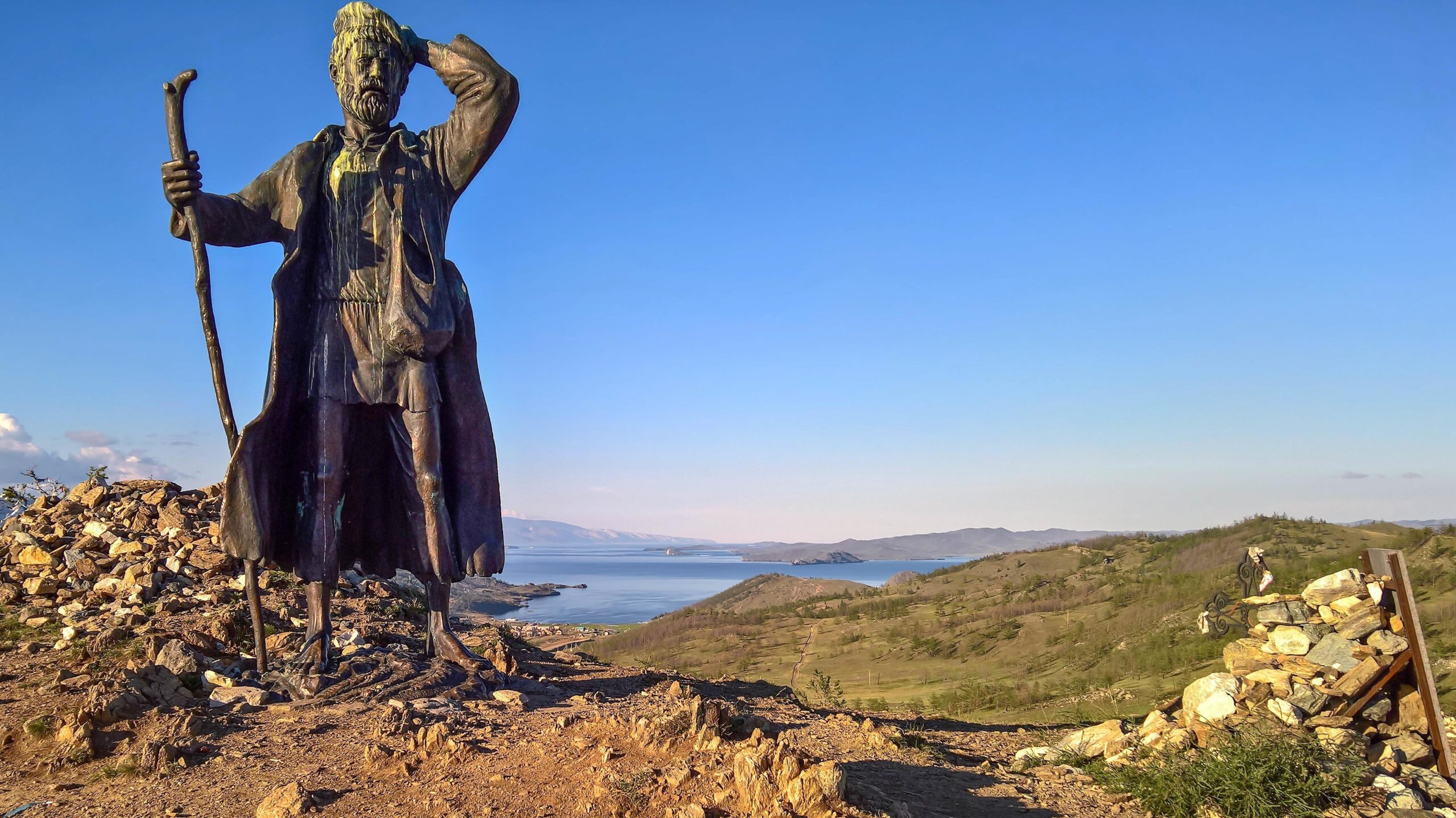 Baikal - Wanderer-Denkmal