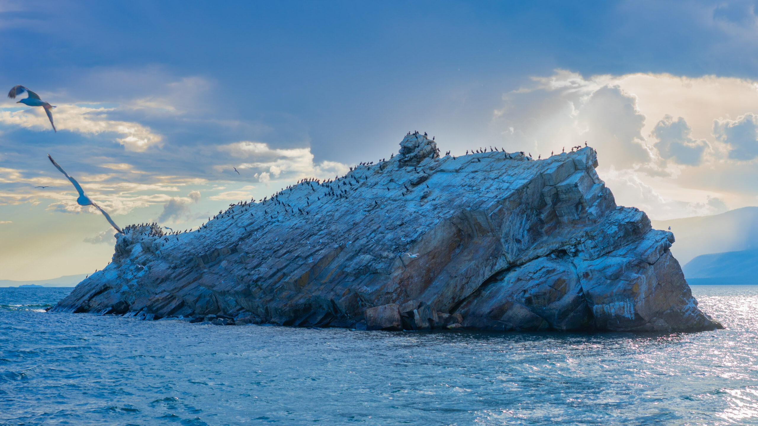 Baikalsee, Sturm über dem Sarma-Tal
