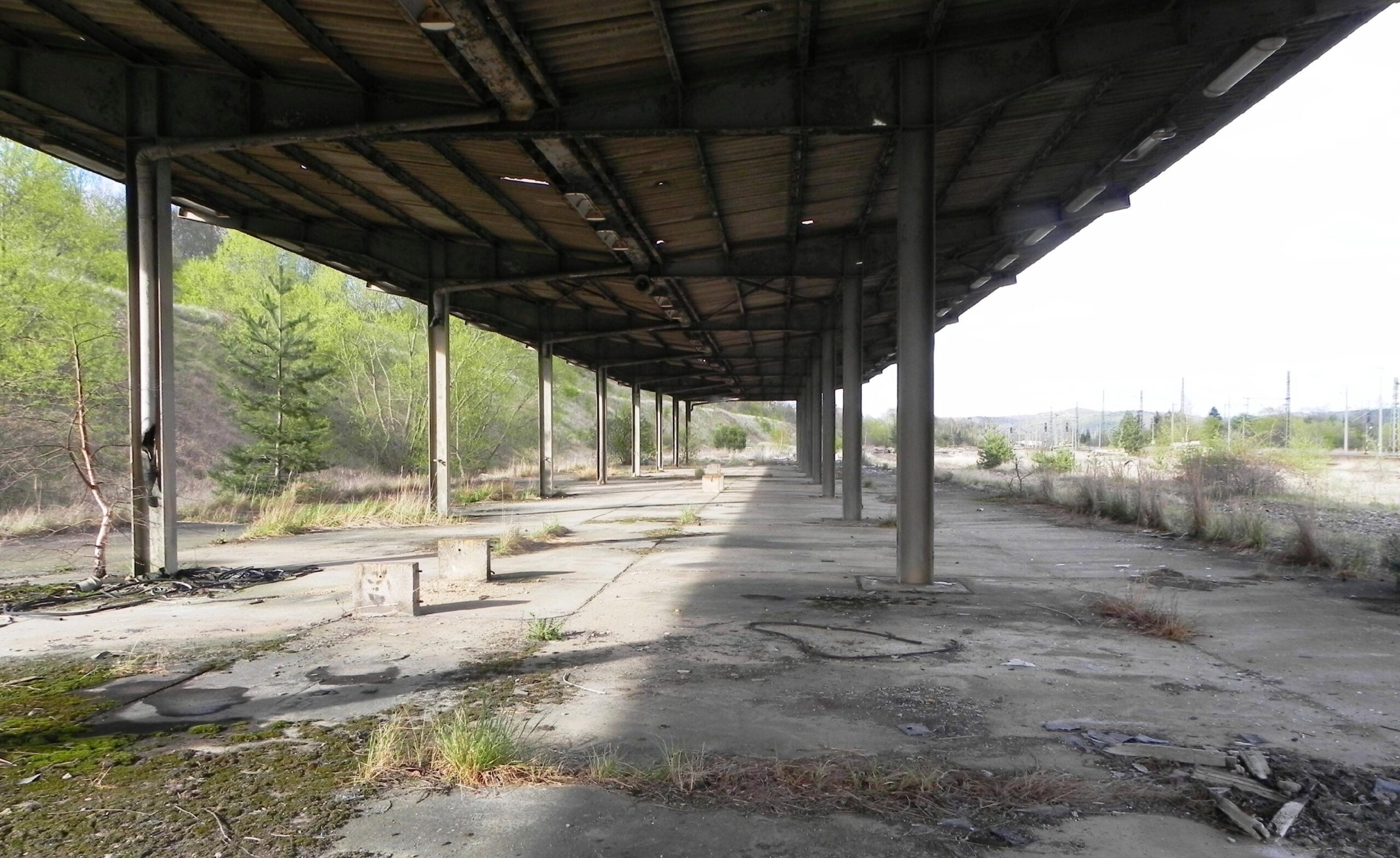 Zeitzeugen der Teilung, ehemaliger Grenzbahnhof