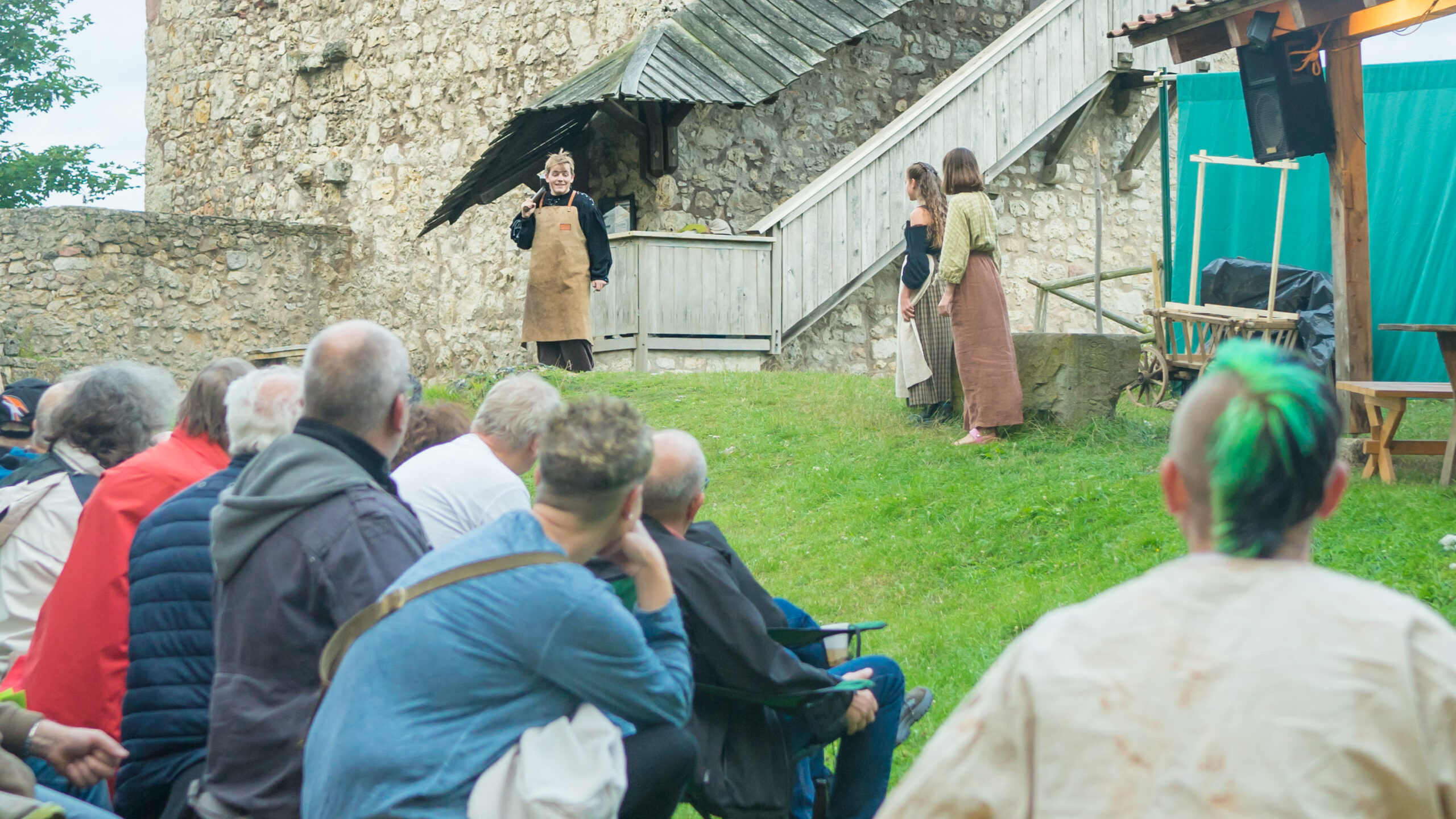 Lauchröden, Brandenburg, Theateraufführung Juli 2017