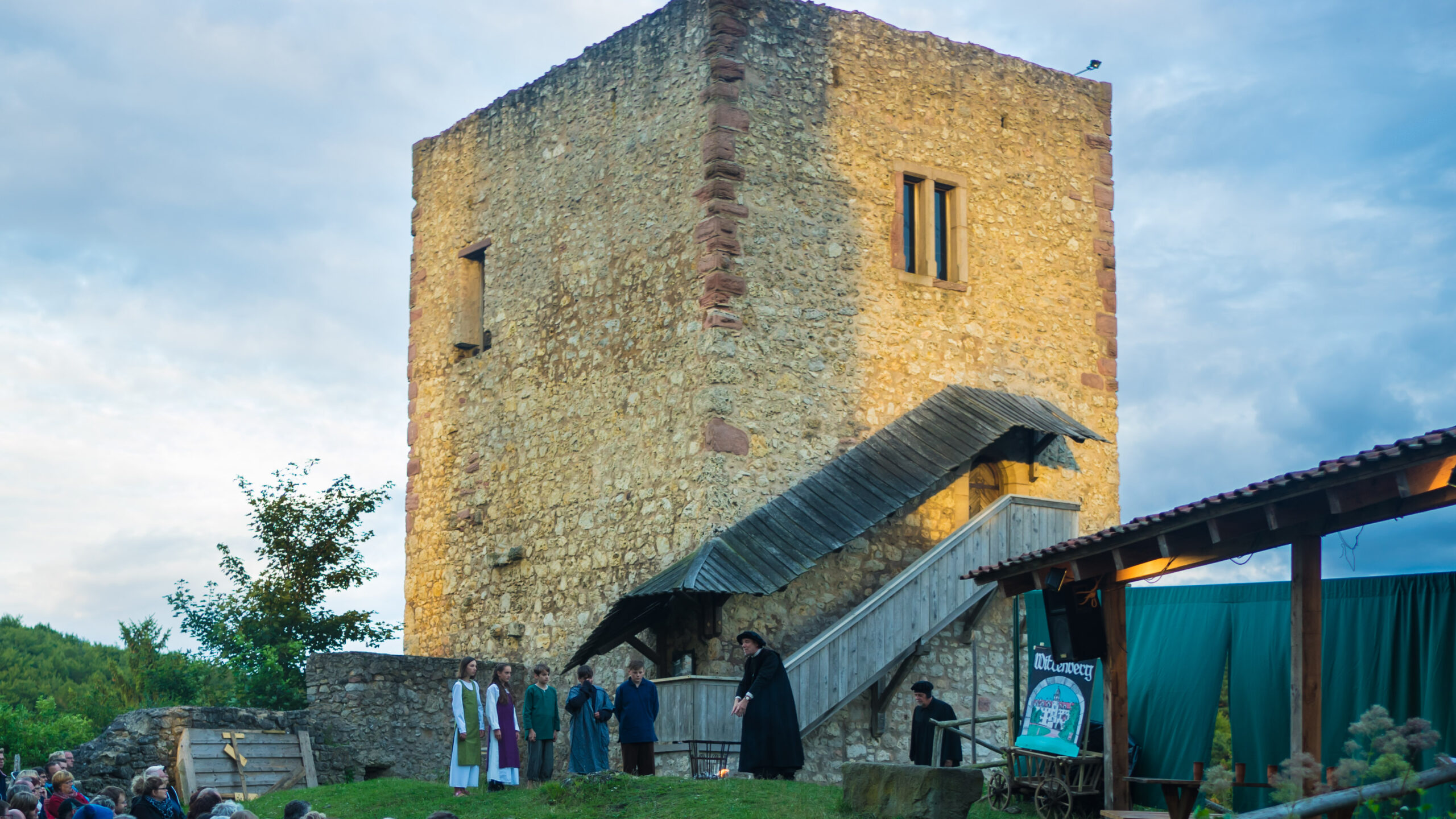 Lauchröden, Brandenburg, Theateraufführung Juli 2017