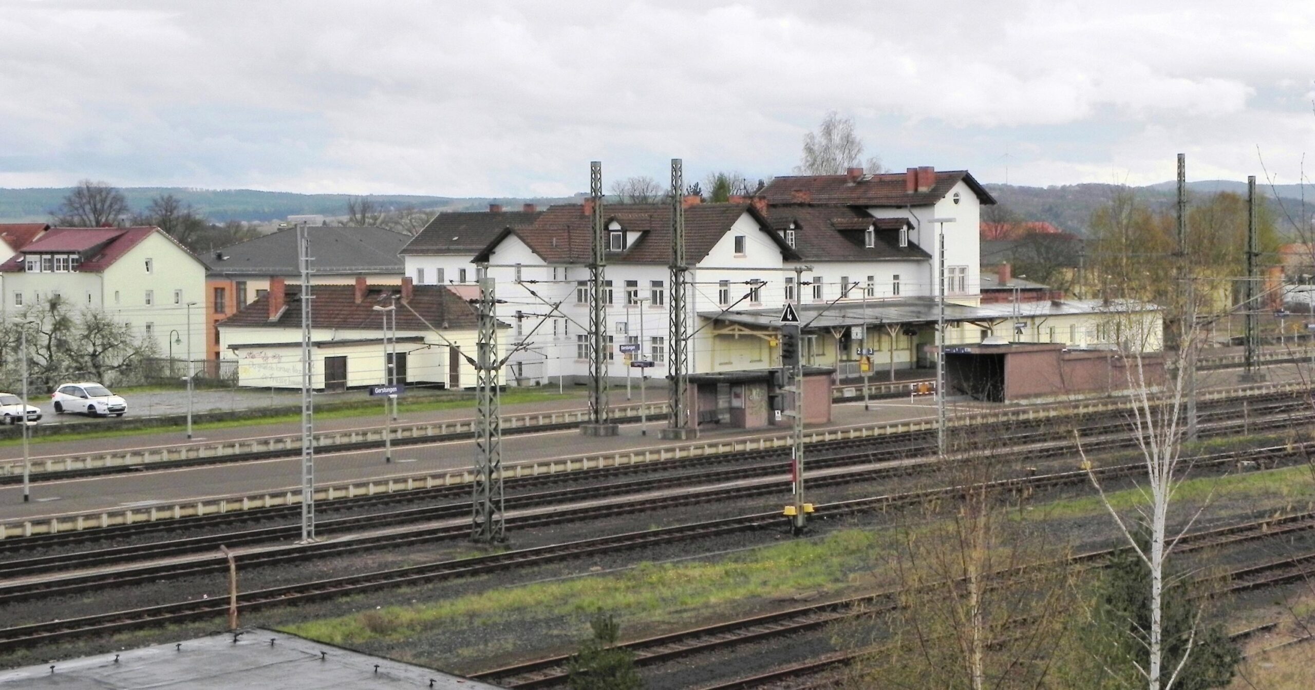 Zeitzeugen der Teilung, Bahnhof Gerstungen im Jahr 2012