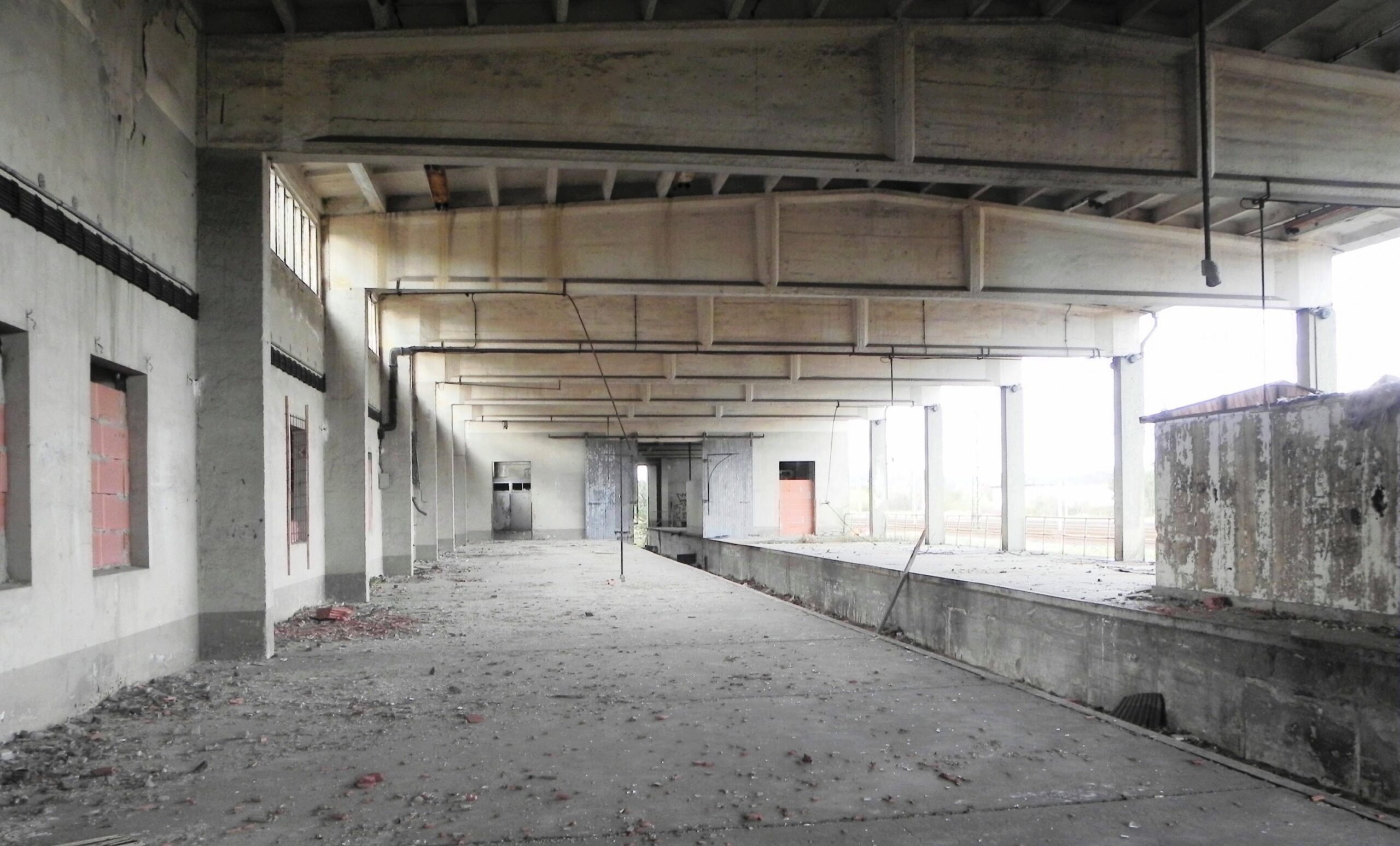 Zeitzeugen der Teilung, ehemaliger Grenzbahnhof Gerstungen im Jahr 2012