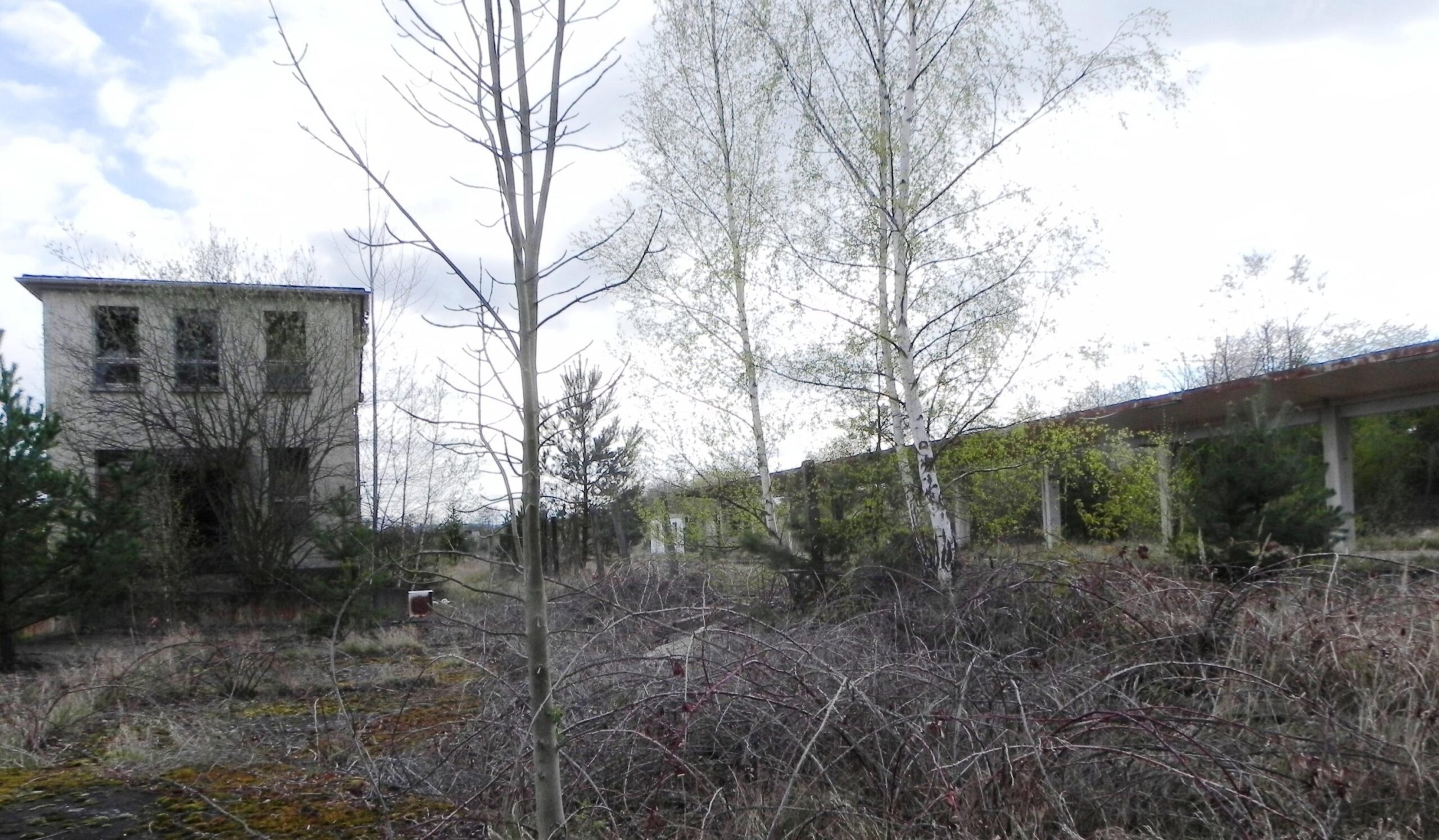 Zeitzeugen der Teilung, ehemaliger Grenzbahnhof Gerstungen im Jahr 2012