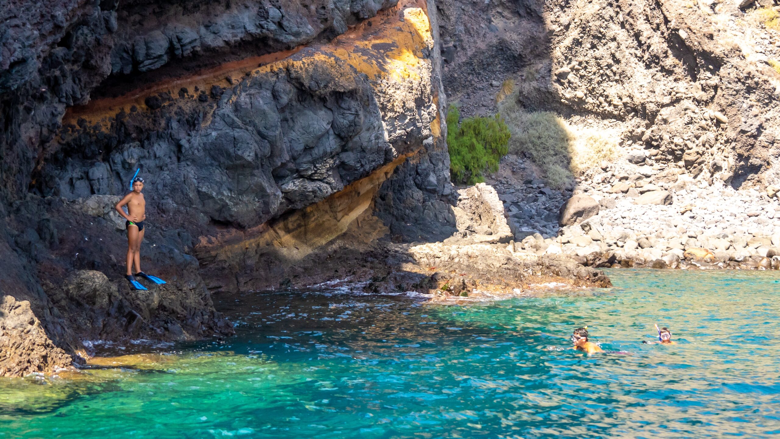 Atlantik, Teneriffa, Felsenküste bei Los Gigantes