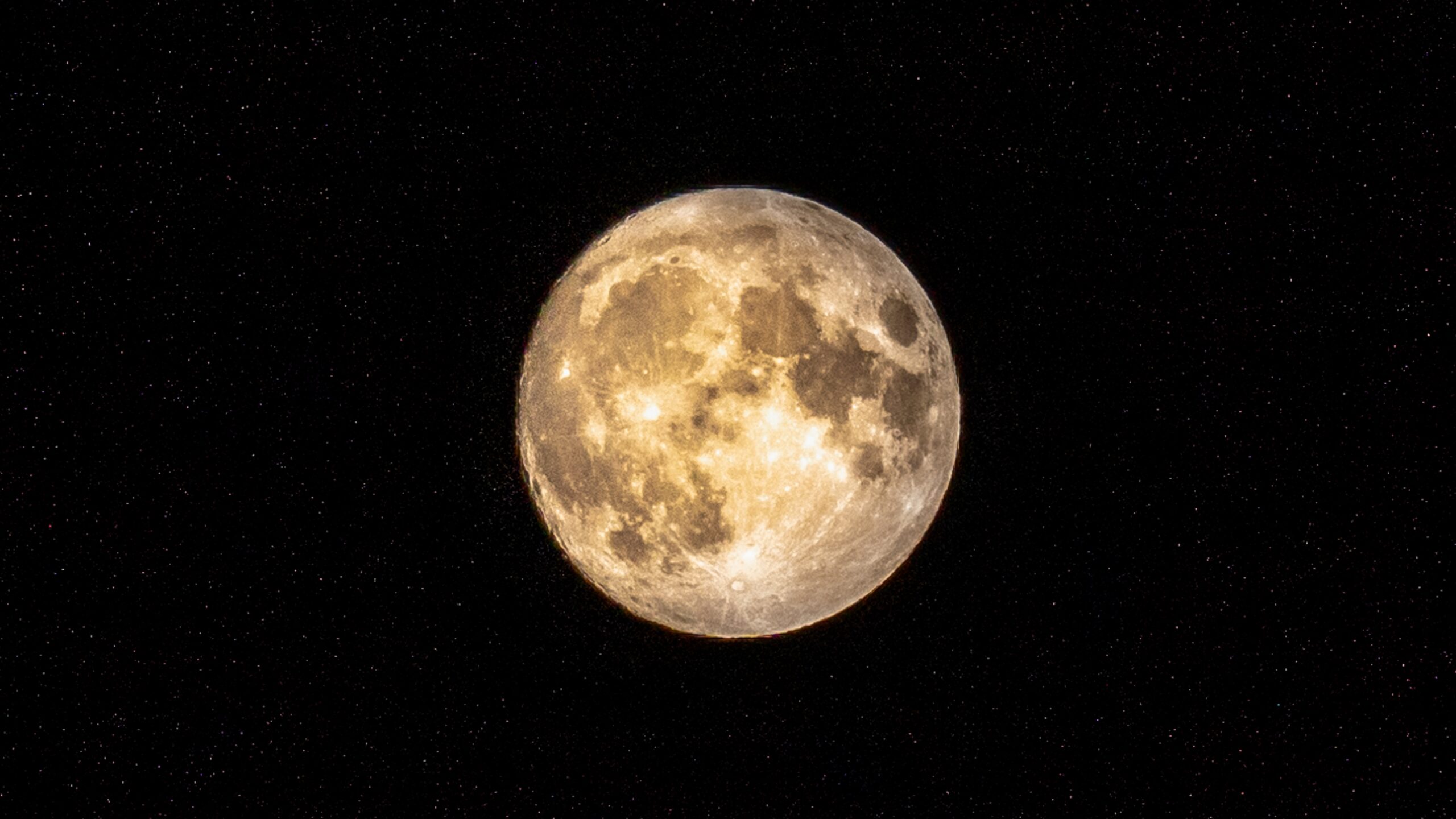 Atlantik, Teneriffa, Vollmond über der Finca bei Los Gigantes