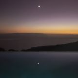 Atlantik, Teneriffa, Mond über La Gomera