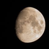 Atlantik, Teneriffa, Mond über der Finca bei Los Gigantes
