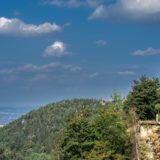 Blick vom Berg Oybin in Richtung Zittau