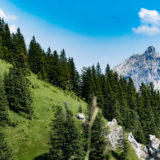 Allgäu, bei Füssen, Blick vom Tegelberg