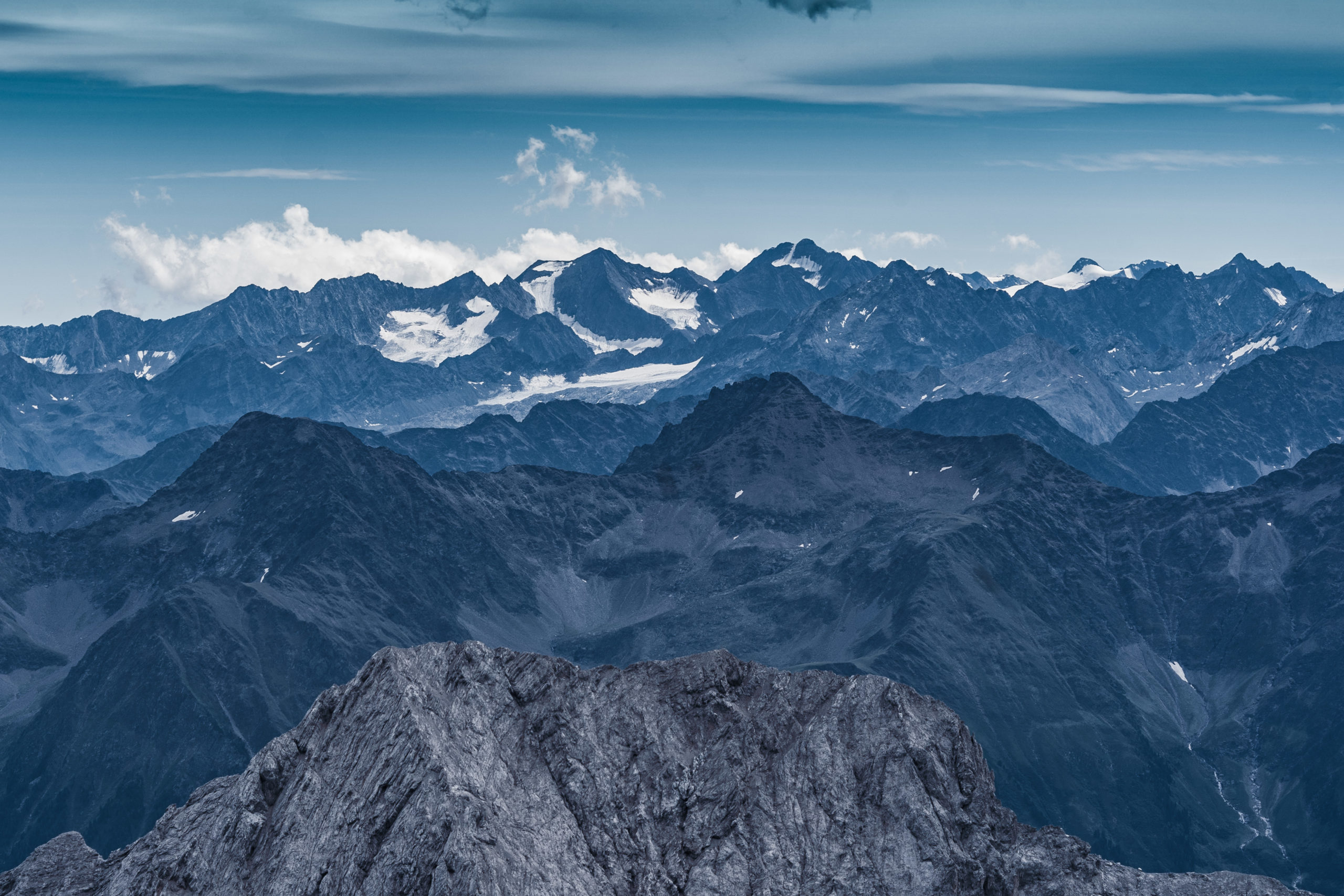 Alpen, Tirol, Auf der Zugspitze