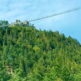 Tirol, Fußgänger-Hängebrücke bei Reutte