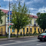 Belarus, Brest, Stadt im Festschmuck
