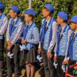Belarus, bei Brest, Schule Domatschewa