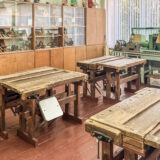 Belarus, bei Brest, Schule Domatschewa