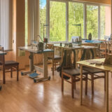 Belarus, bei Brest, Schule Domatschewa
