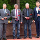 Belarus, bei Brest, Gedenkstätte Protest bei Domatschewa