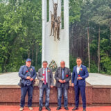 Belarus, bei Brest, Gedenkstätte Protest bei Domatschewa