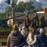Belarus, 9. Mai 2025, Kilometer langer Festumzug zur Festung Brest