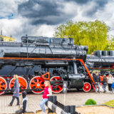 Belarus, 9. Mai 2025, Kilometer langer Festumzug zur Festung Brest
