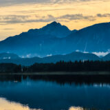 Allgäu, Königswinkel, in Hopfen am See, am Hopfensee