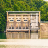 Forggensee, Nordufer, Wasserkraftwerk