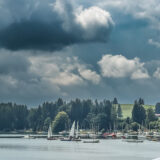 Forggensee, Westufer, Segler