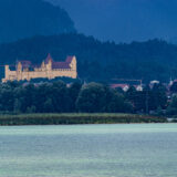 Forggensee, Blick auf das Hohe Schloss Füssen