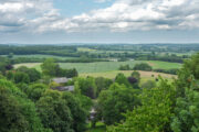 Holsteinische Schweiz, bei Malente, Blick vom Holzbergturm