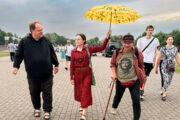 Belarus, Festung Brest, zur Festveranstaltung Jahrestag der Befreiung von Belarus