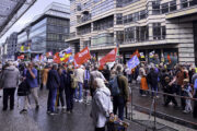 Berlin, Friedrichstraße, Russisches Haus, am 04.09.2026, Protest gegen angeordnete Schließung